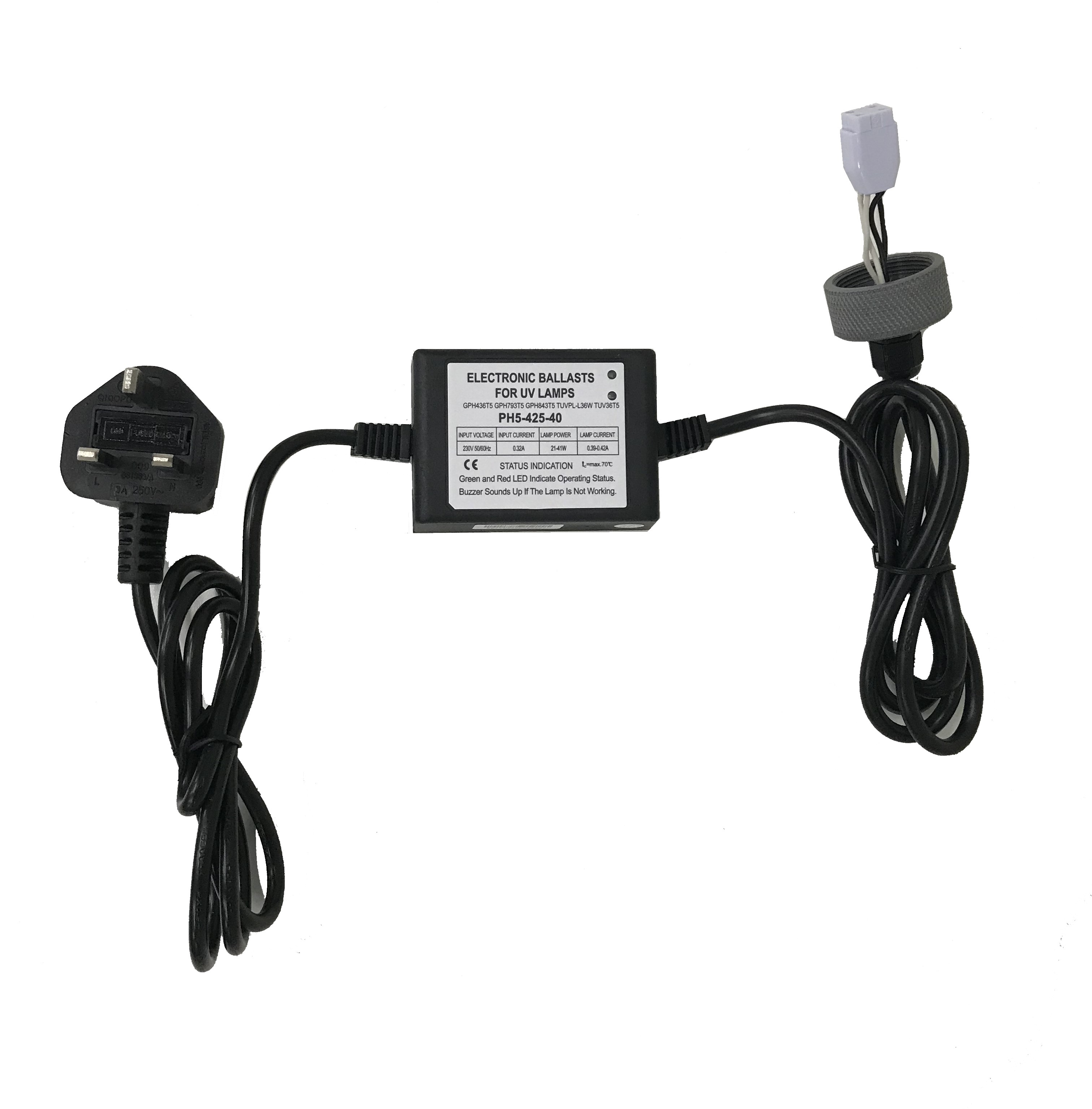 UV Ballast Unit 10-40 watt