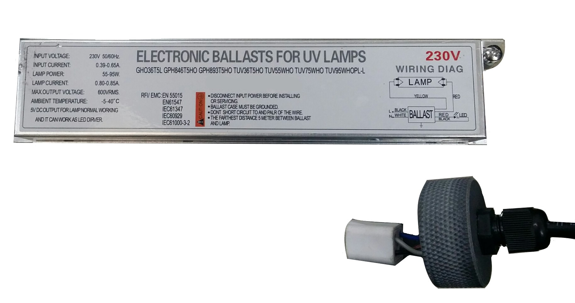 UV Ballast Unit 80 watt