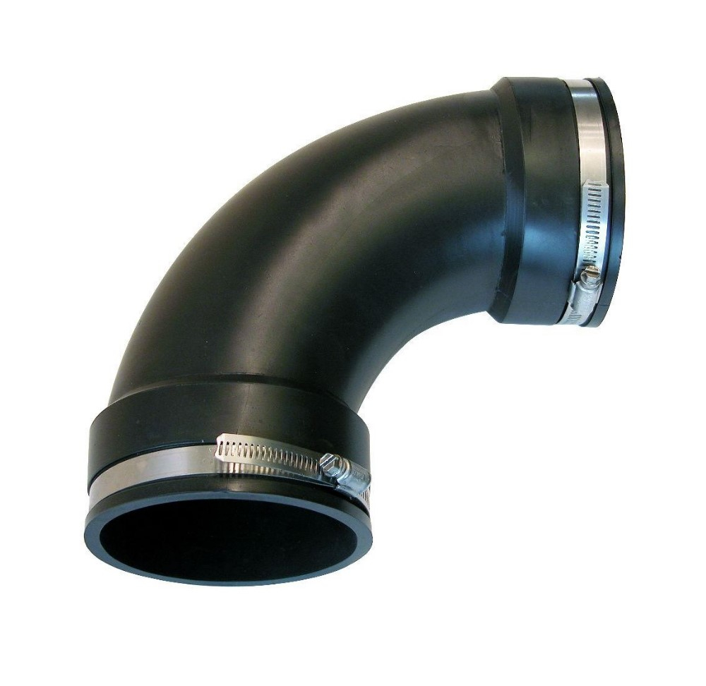 3" Rubber 90 Bend