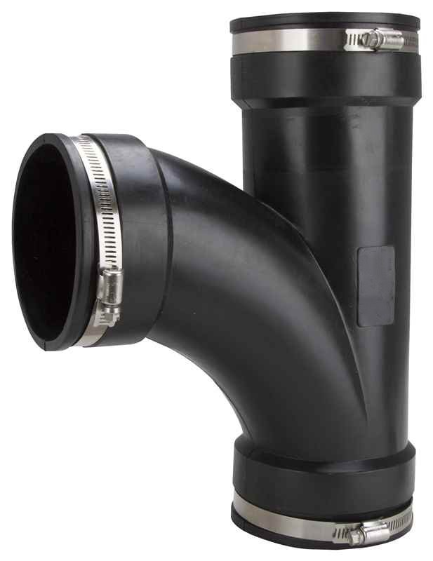 110mm 4" Rubber Tee