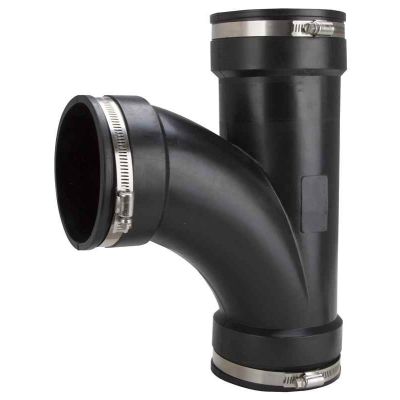 110mm 4" Rubber Tee