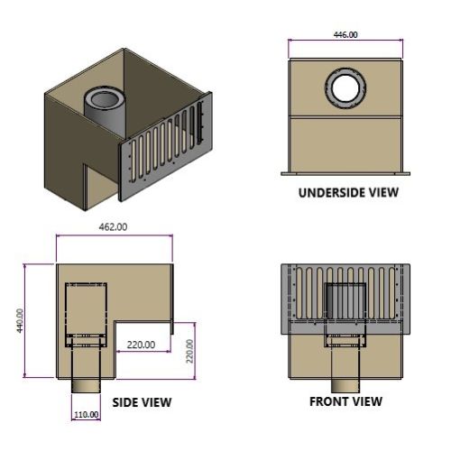 BA In Wall Skimmer
