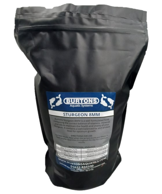 Burtons Sturgeon Food 8mm 5kg