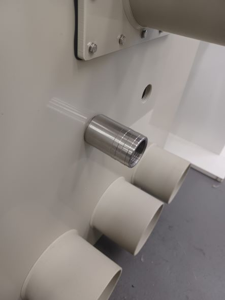 Stainless steel UV fitting 